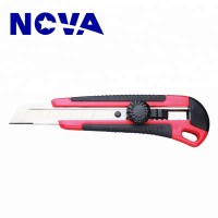 Easy cut utility plastic safety box cutter knife