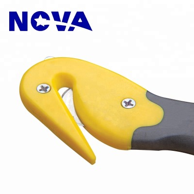 Zinc alloy material promotional safety hook cutter knife